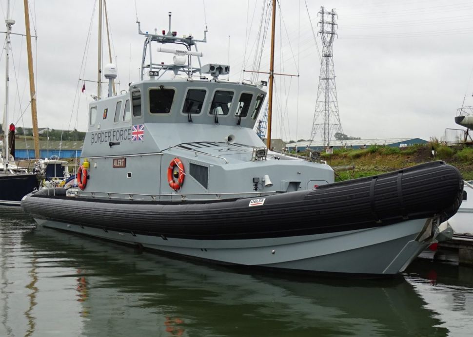 UK Border Force patrol vessel visits Fox’s