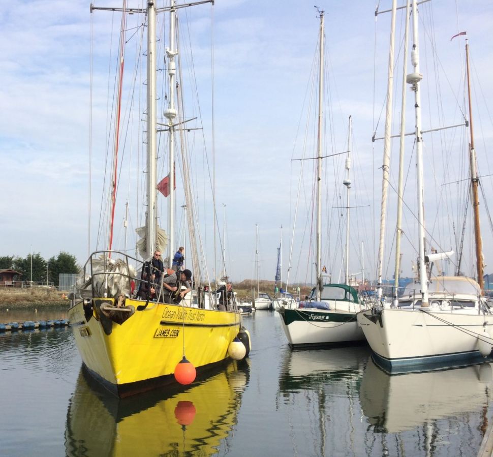 Ocean Youth Trust North’s sail training ketch arrives for refit