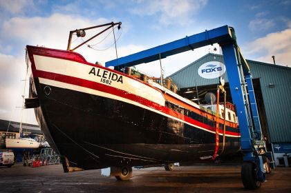 The transformed Dutch Barge Aleida