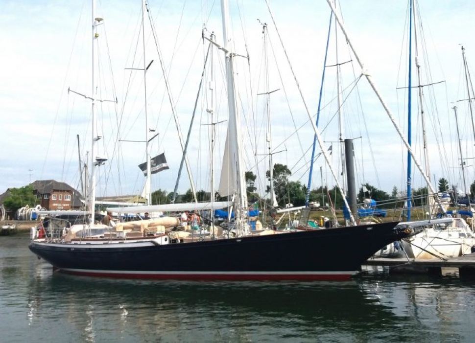 Royal Huisman ketch Thula returns to Fox’s Marina