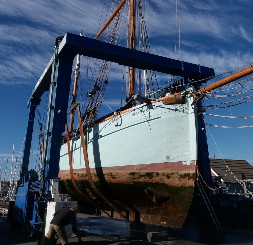 Willow of Harty – Classic Trawler Yacht arrives at Fox’s