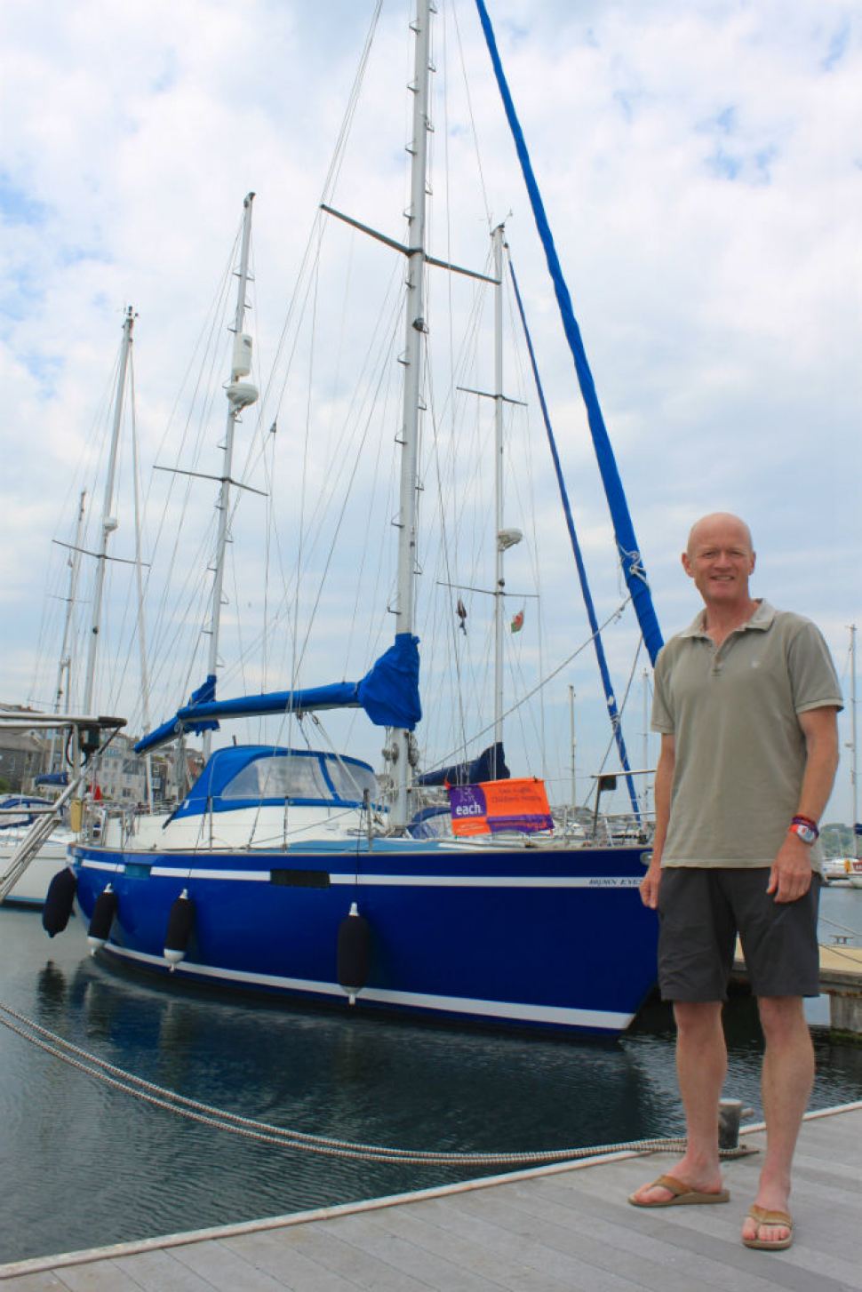 Fox’s supports Brown Eyes on her circumnavigation to raise funds for EACH