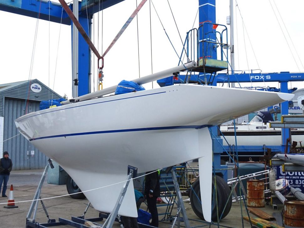 6-Metre Scallywag on her way to San Francisco via Fox’s