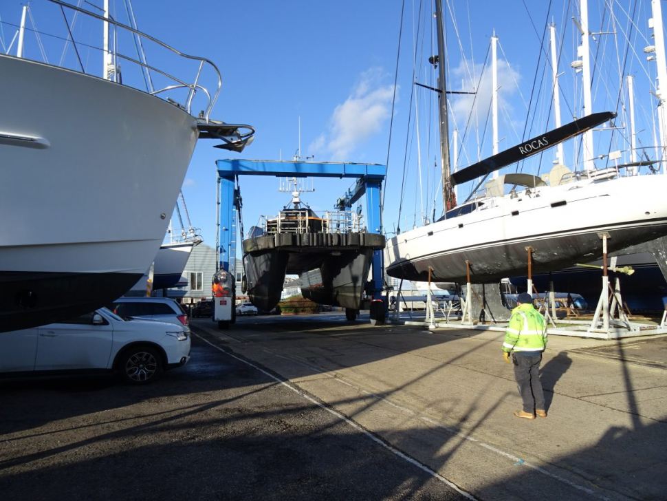 CWind Alliance arrives at Fox’s for antifouling work