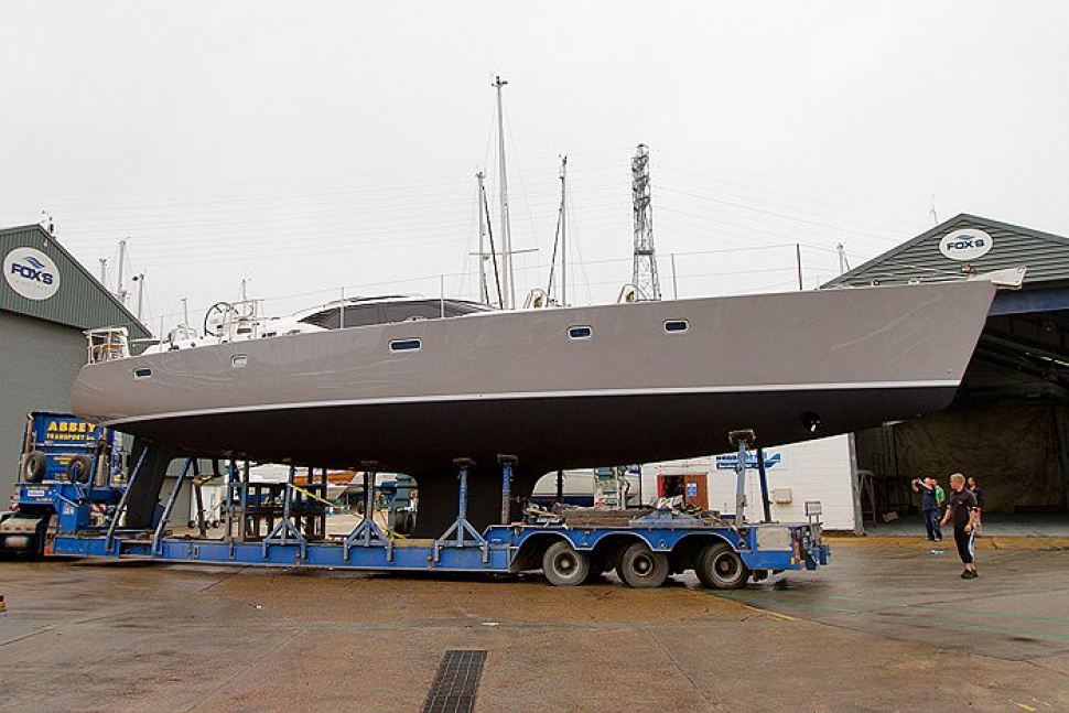 Another Oyster 655 Sprayed at Fox’s Marina