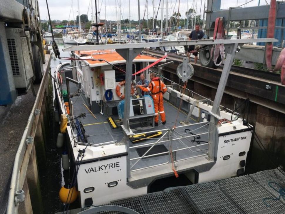 Fugro Valkyrie – high speed survey vessel repaired at Fox’s
