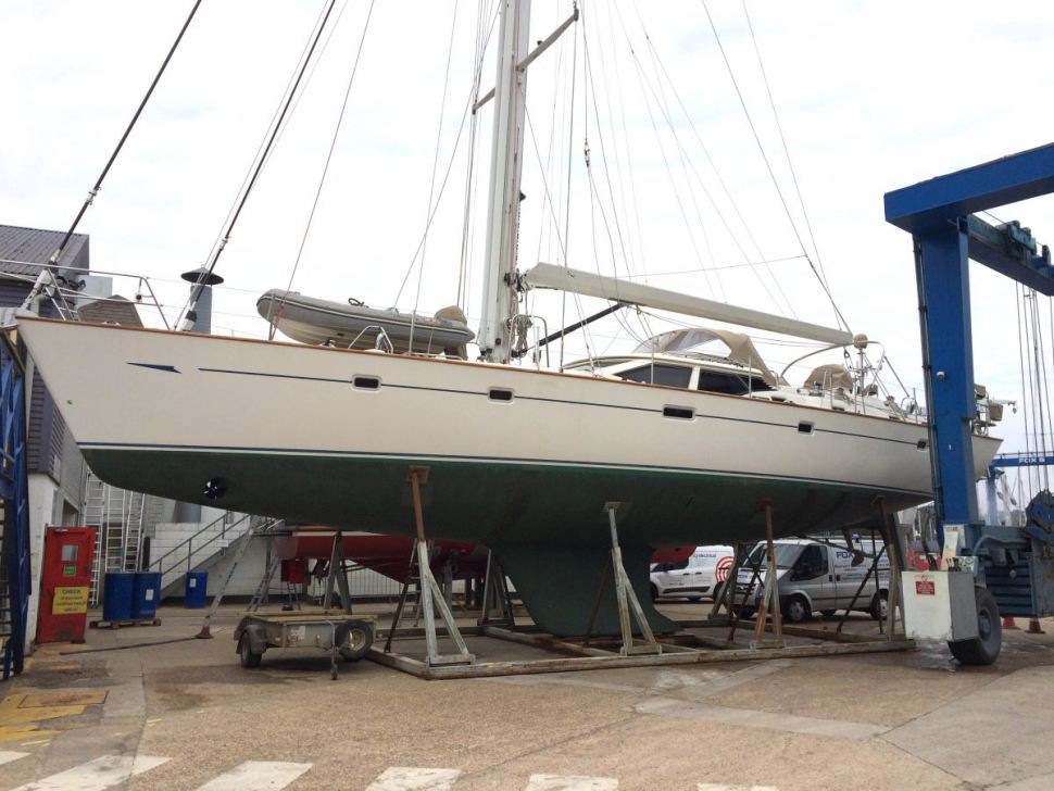 Oyster 62 returns to Fox’s for refit after two-year circumnavigation