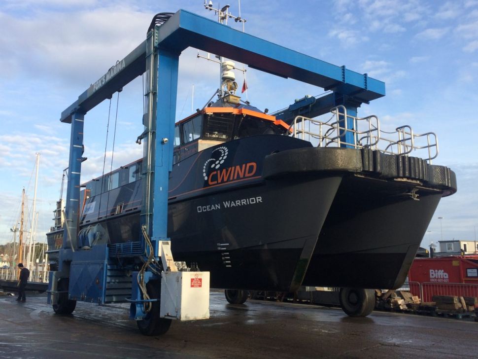 Fast turn around for North Sea Wind Farm vessel at Fox’s