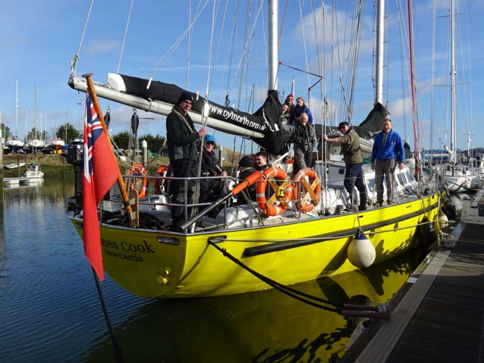 Ocean Youth Trust North, James Cook, relaunched at Fox’s Marina after winter refit