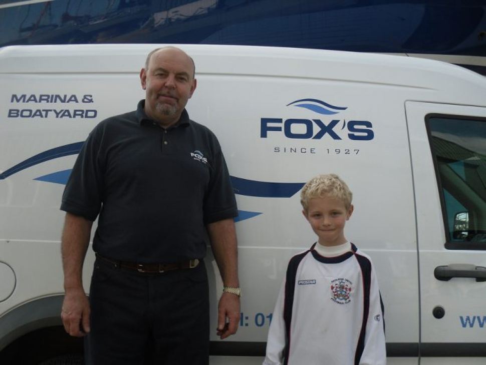 Fox’s are proud to sponsor a young up and coming football star of the future