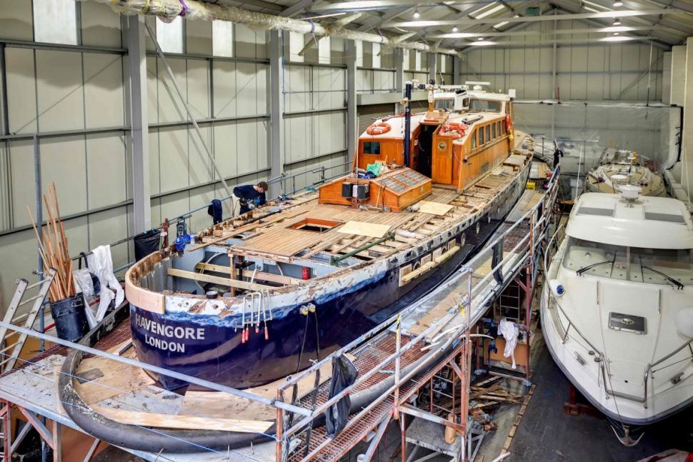 Refit work underway on MV Havengore