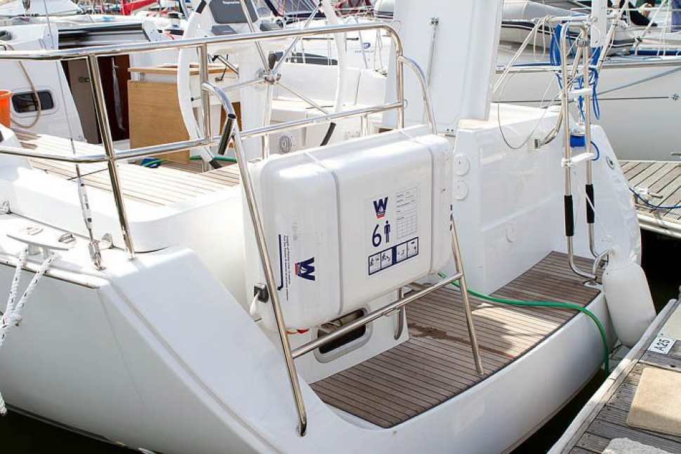 Life raft holder which could just save your life