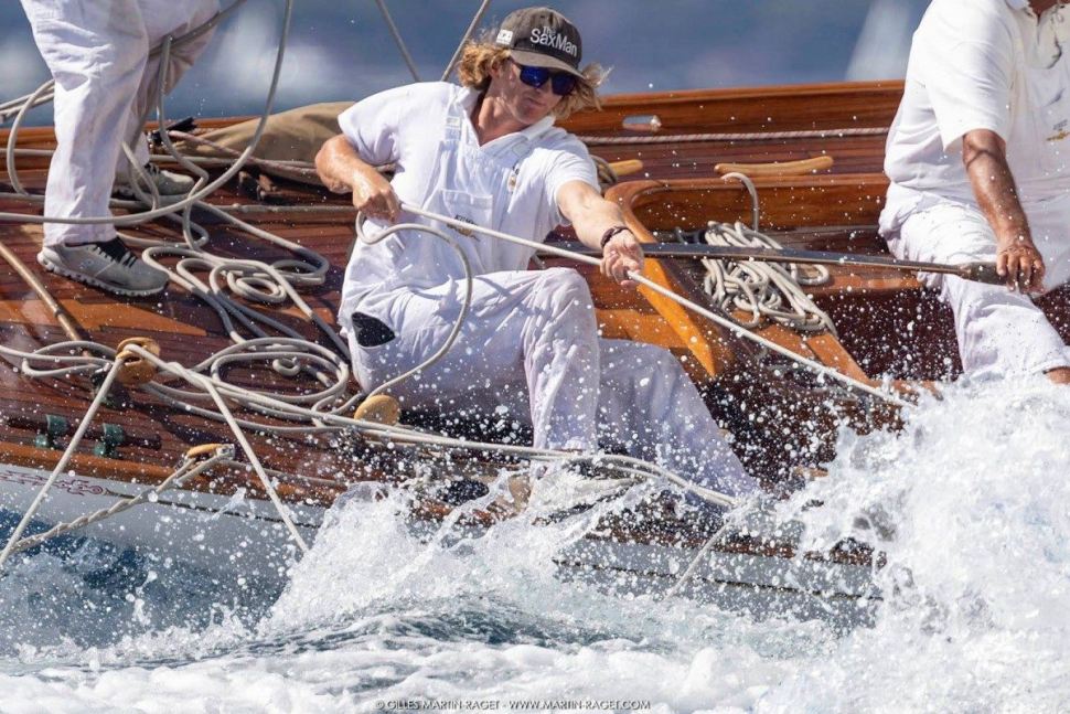 121 year old Fife, Kismet, wins her class at Les Voiles de St Tropez