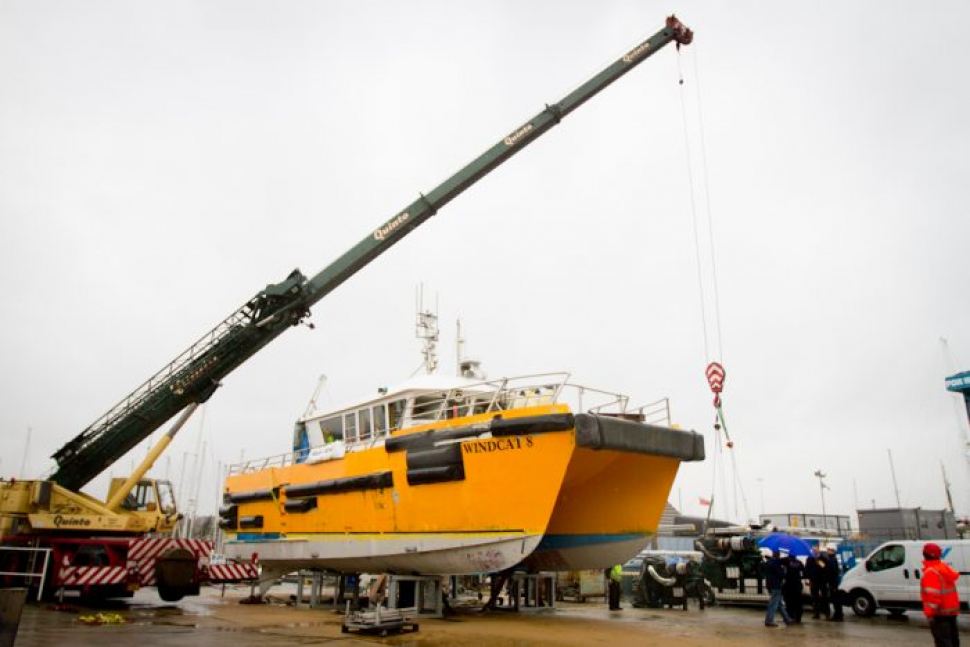 Start of a busy year of Windcat Maintenance at Fox’s