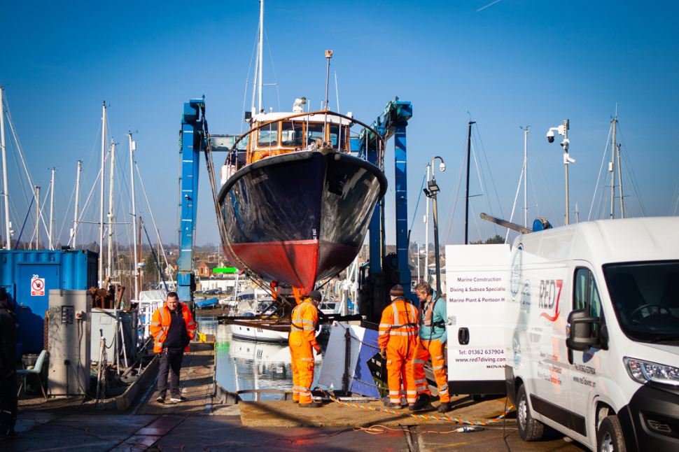 Havengore hauled out