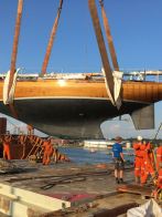 Sunstone lifted from ship in Southampton