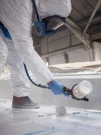 Spraypainting and hull-finishing