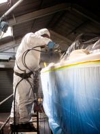 Oyster 655 Awlgrip HDT prep