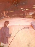 Ralph building Santa Evita 1978
