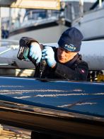 Oyster 655 Dragun mast refurb