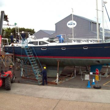 Andy & Gina Hilton, Oyster 56 Into The Blue