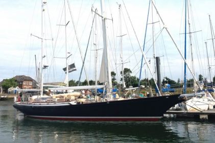 Royal Huisman ketch Thula returns to Fox’s Marina