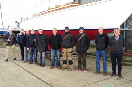 Fox’s welcomes trainee marine surveyors to the yard