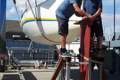 New keel for Oystercatcher XXXI before Ramsgate Week success