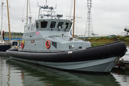 UK Border Force patrol vessel visits Fox’s
