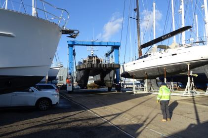 CWind Alliance arrives at Fox’s for antifouling work