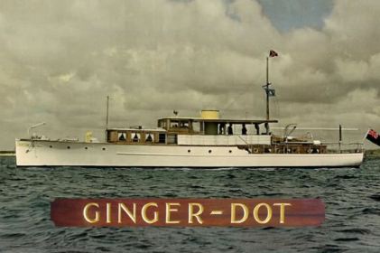 1922 motor yacht, Ginger-Dot, to arrive at Fox’s this week