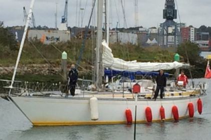 Swan 57 Yellowdrama makes her third visit to Fox’s for refit work