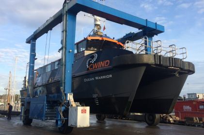Fast turn around for North Sea Wind Farm vessel at Fox’s