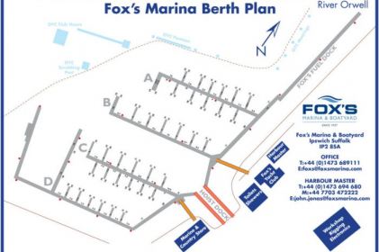 Fox’s Marina 2014 berths available