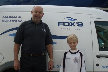 Fox’s are proud to sponsor a young up and coming football star of the future