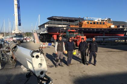 Another big rig safely lowered by the fantastic Fox’s rigging team