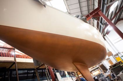 Coppercoating Sonar bottom