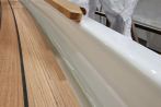 TEAK: Fitting of new teak capping rail