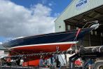 Newly painted topsides
